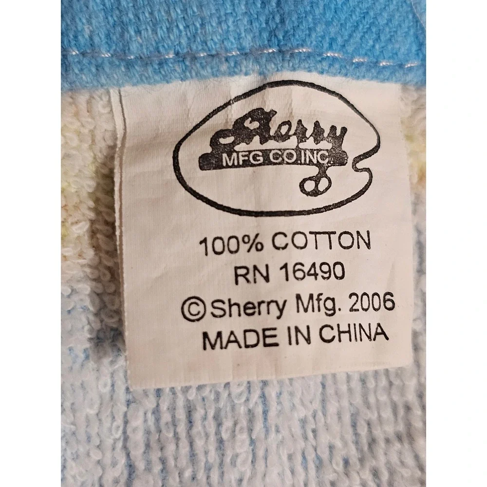 Vintage Sherry Mfg Beach Chair Theme Beach Towel 55x30